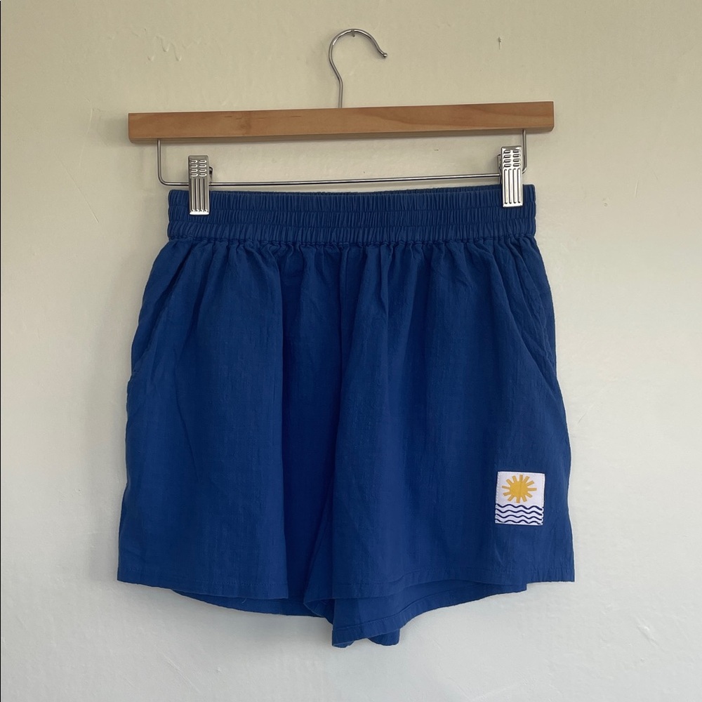 LF Markey Blue Cotton Pull-On Shorts US Women’s 6